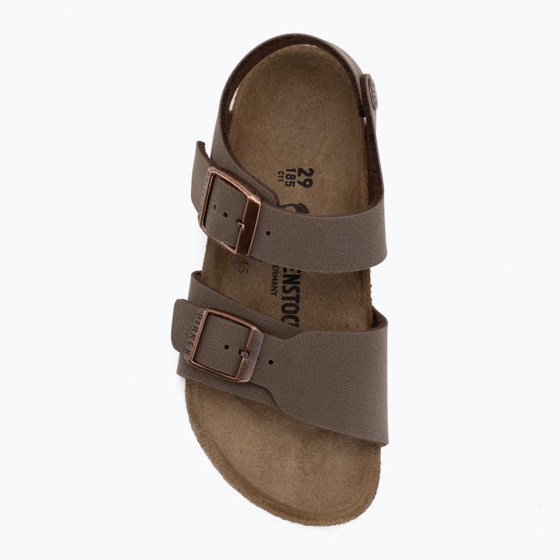 Children's sandals BIRKENSTOCK New York Birkibuc Narrow mocha 5
