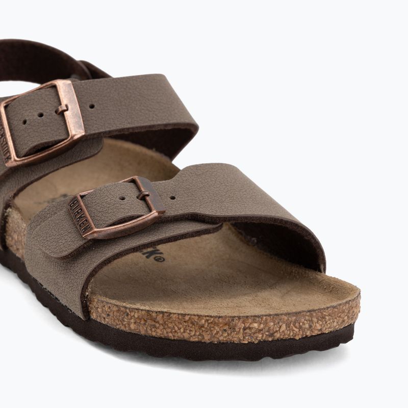 Children's sandals BIRKENSTOCK New York Birkibuc Narrow mocha 7