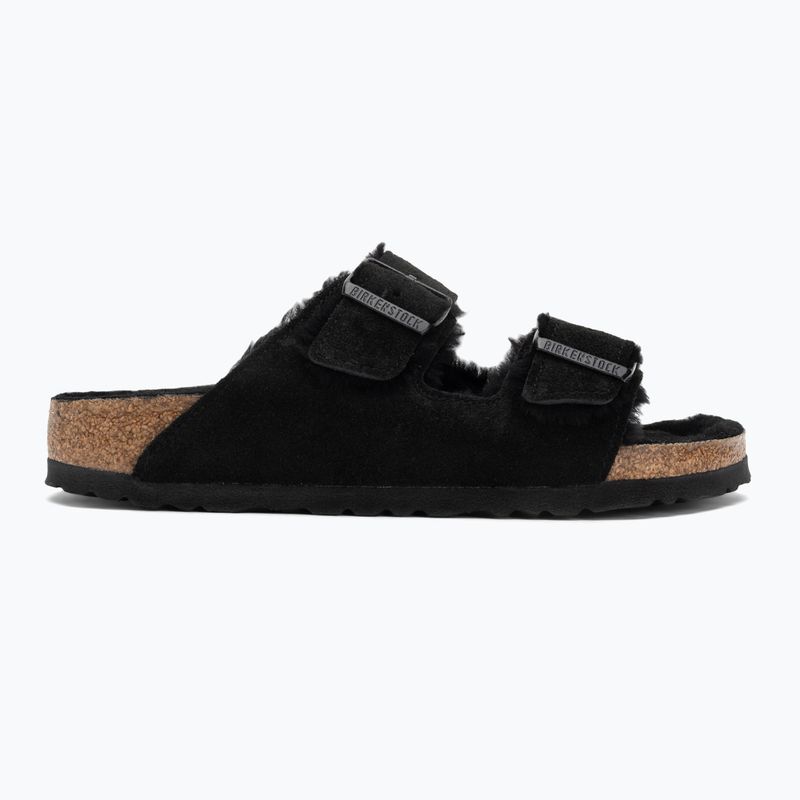 BIRKENSTOCK Arizona Shearling SL Narrow flip-flops black 2