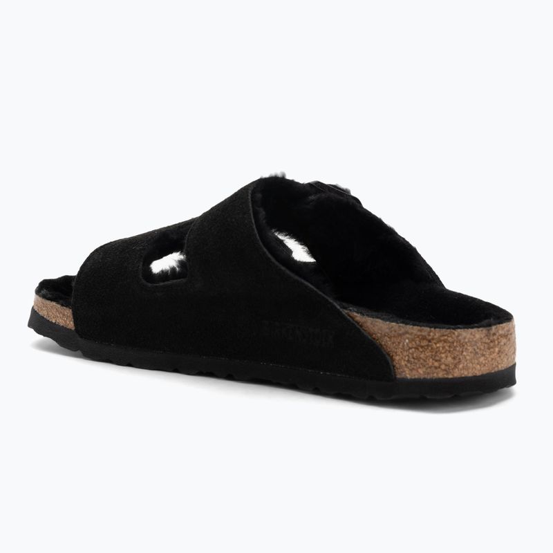 BIRKENSTOCK Arizona Shearling SL Narrow flip-flops black 3