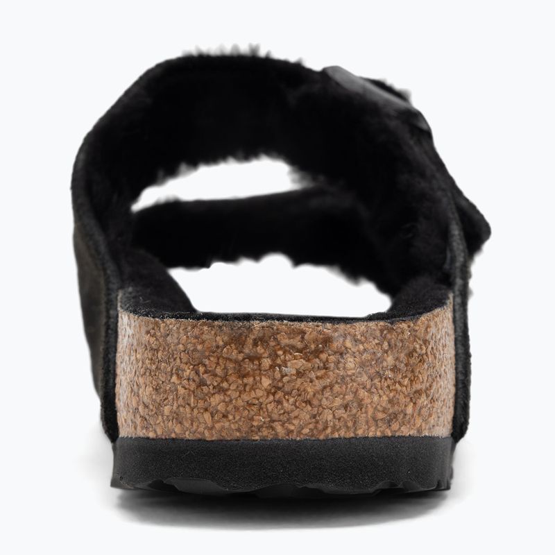 BIRKENSTOCK Arizona Shearling SL Narrow flip-flops black 6