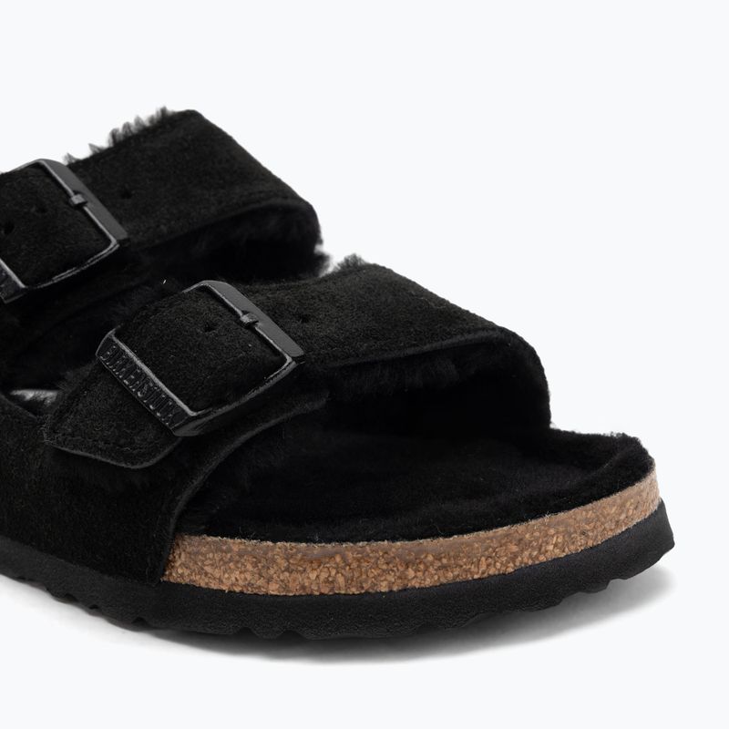 BIRKENSTOCK Arizona Shearling SL Narrow flip-flops black 7