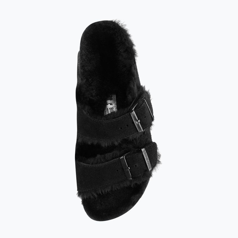 BIRKENSTOCK Arizona Shearling SL Narrow flip-flops black 9