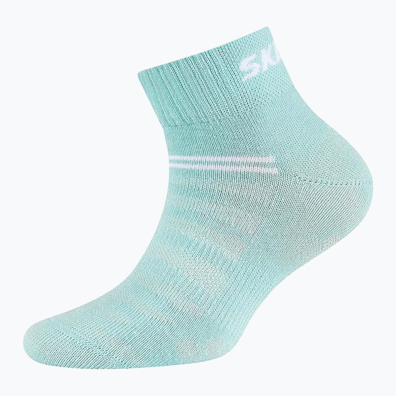 Skechers Mesh Ventilation Quarter 5 pairs rainbow children's socks 3