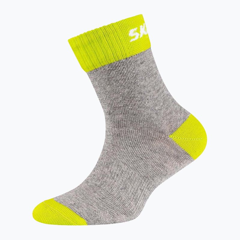 Skechers Mesh Ventilation acid lime children's socks 3