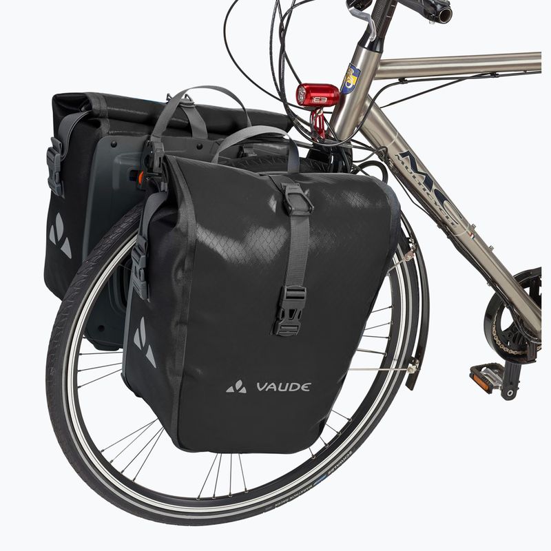 VAUDE Aqua Front 28 l black bike panniers for racks 4
