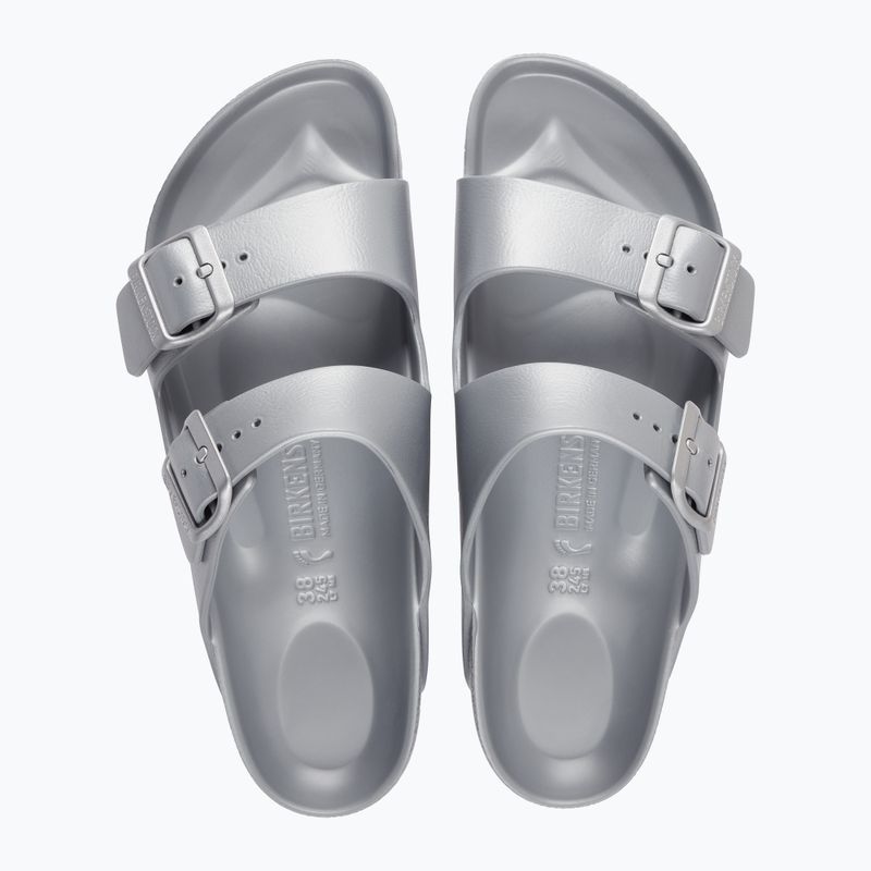 BIRKENSTOCK flip-flops Arizona EVA Metallic Regular metallic silver 10