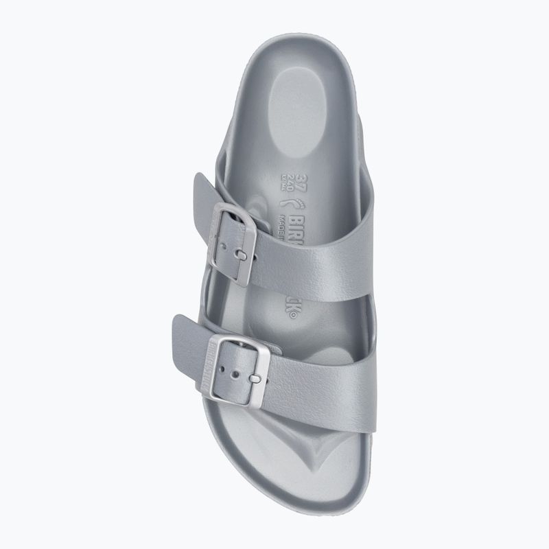 Slides BIRKENSTOCK Arizona EVA Narrow metallic silver 5