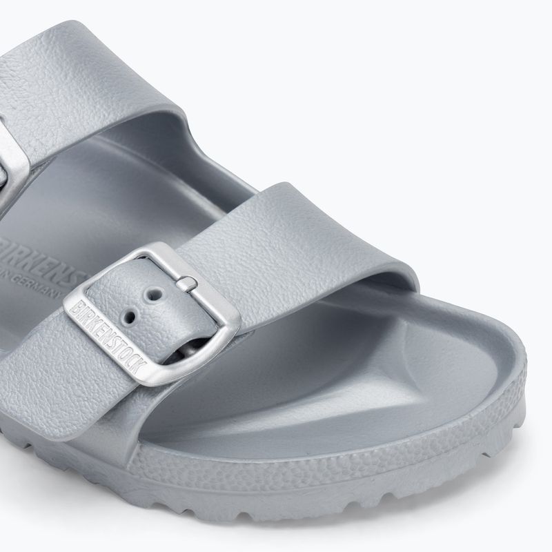Slides BIRKENSTOCK Arizona EVA Narrow metallic silver 7