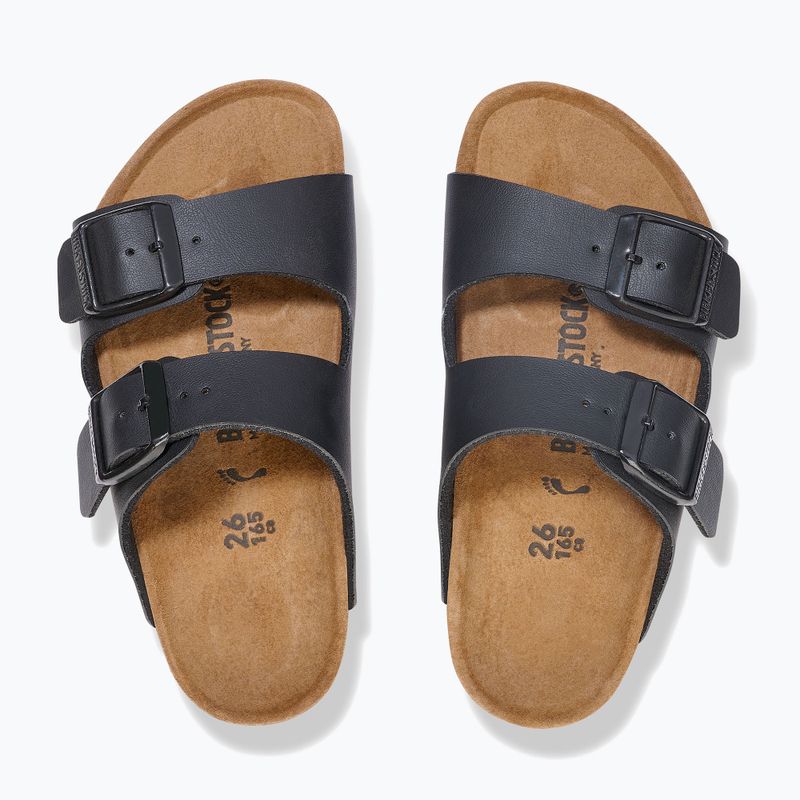 Children's slides BIRKENSTOCK Arizona Kids Birko-Flor black 3