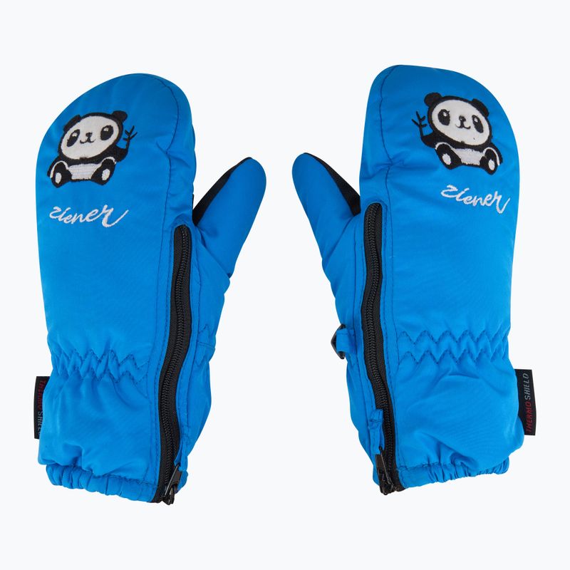 Children's Ski Gloves ZIENER LE Zoo Minis Persian blue 3