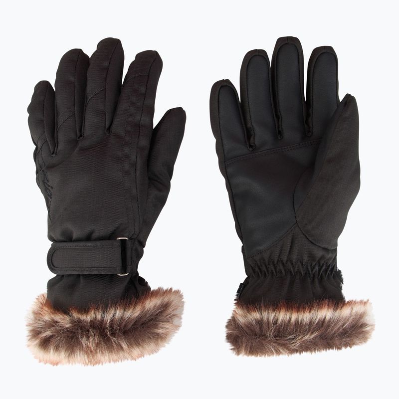 Women's ski glove Ziener Kim black stru