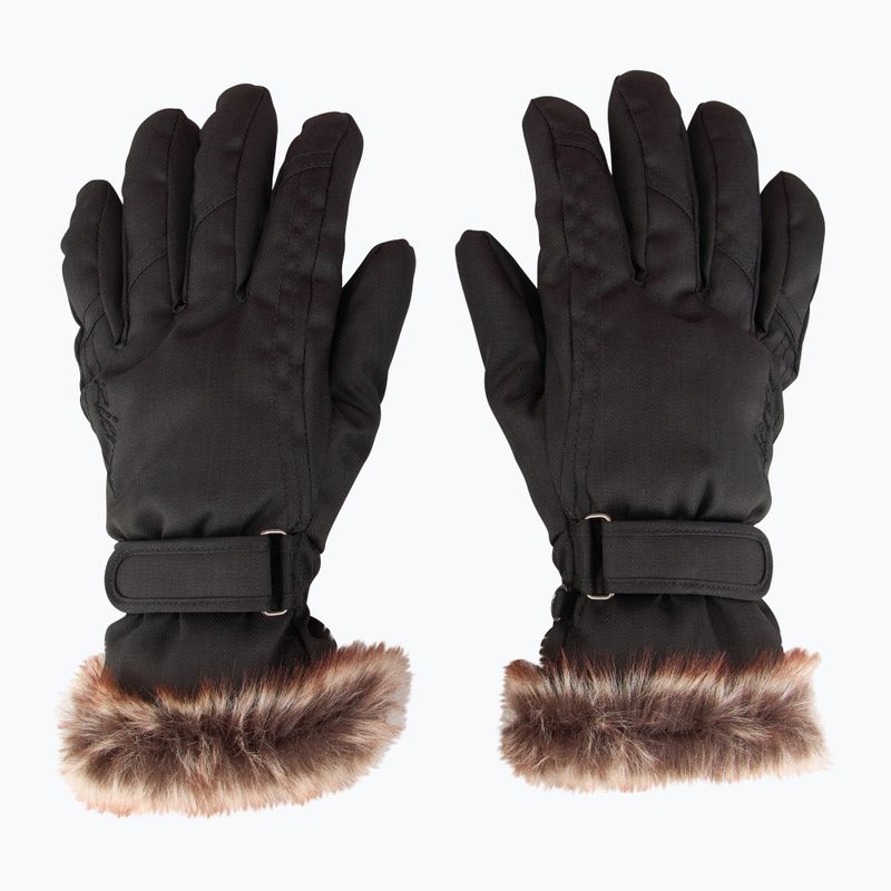 Women's ski glove Ziener Kim black stru 2