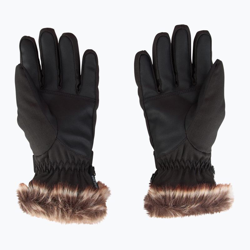 Women's ski glove Ziener Kim black stru 3