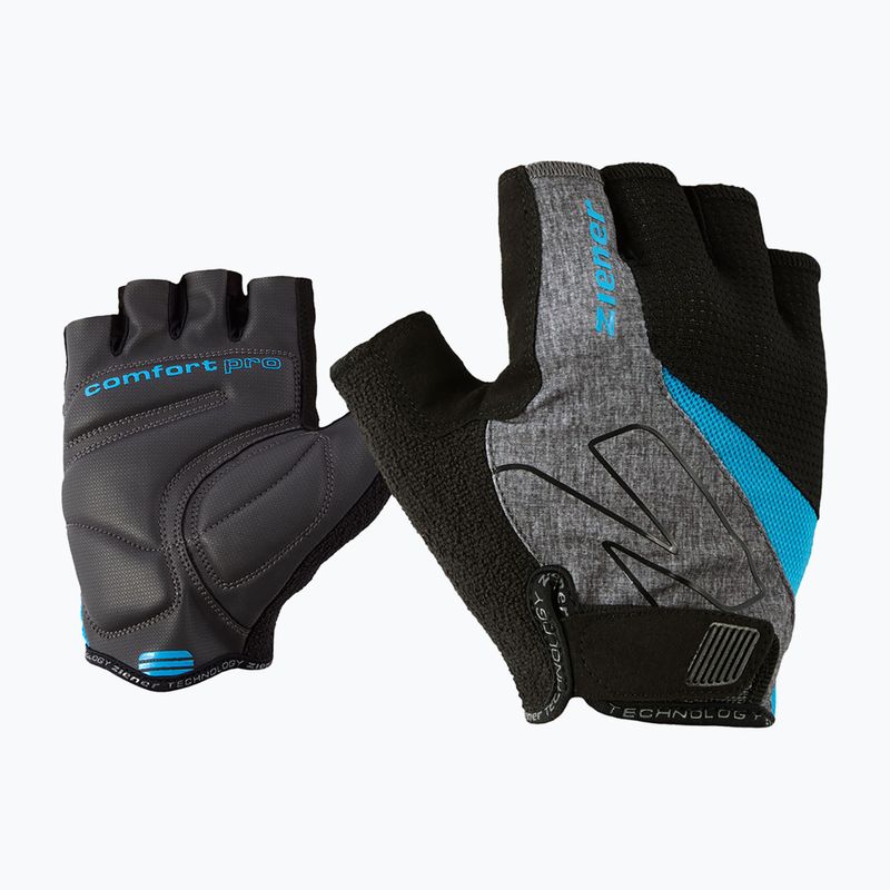 ZIENER MTB Crave Memory Foam grey men's cycling gloves Z-178204/752.798 5