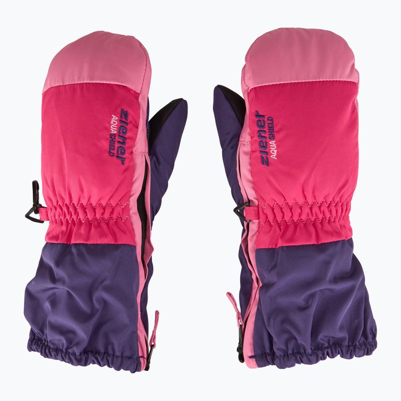 ZIENER Children's Ski Gloves Levi As Minis dark purple 3