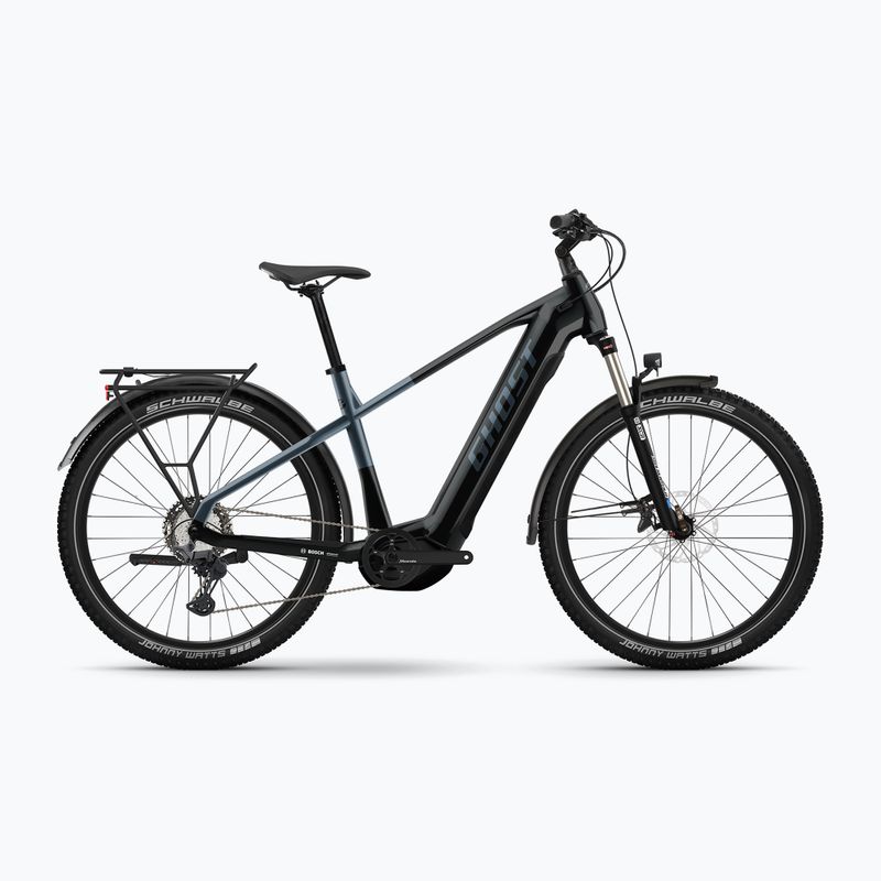 GHOST E-Teru Advanced EQ electric bicycle black/dark grey matt/glossy