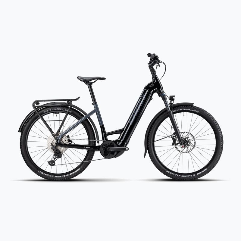 GHOST E-Teru Advanced EQ Low 750Wh black/dark grey matt/glossy electric bicycle