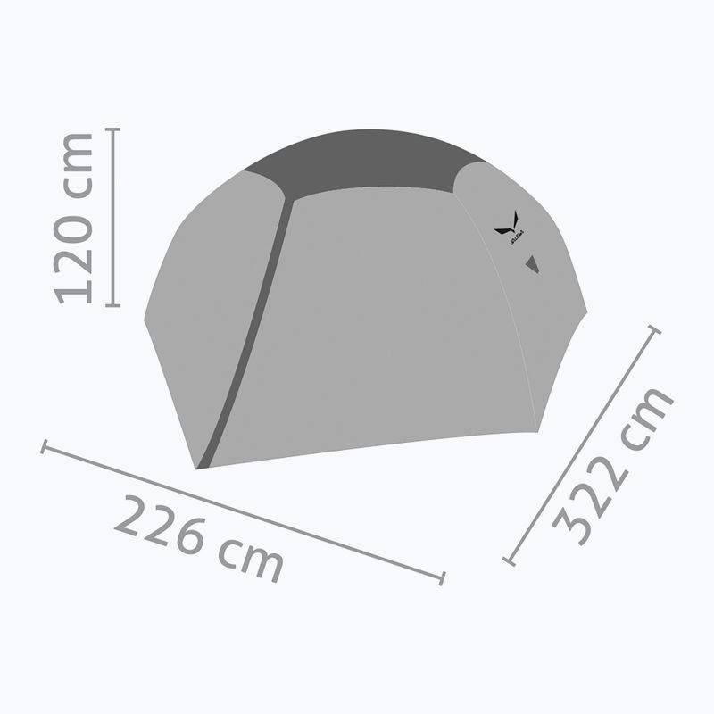Salewa Latitude III green 00-0000005900 3-person trekking tent 2
