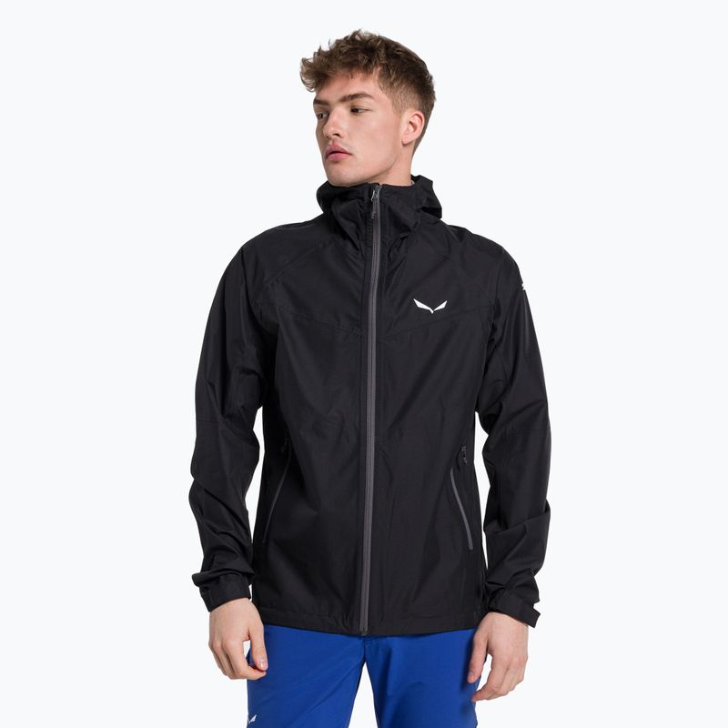Salewa men's rain jacket Puez Aqua 3 PTX black 00-0000024545
