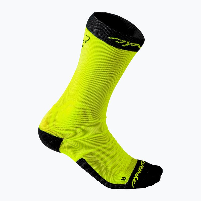 DYNAFIT Ultra Cushion fluo yellow running socks