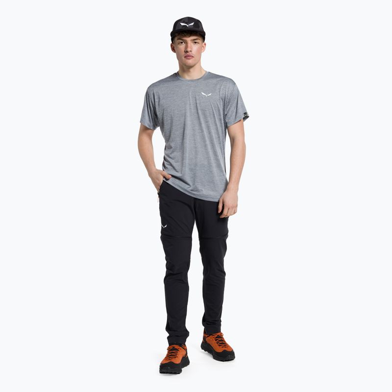 Salewa men's trekking shirt Puez Melange Dry grey 00-0000026537 2