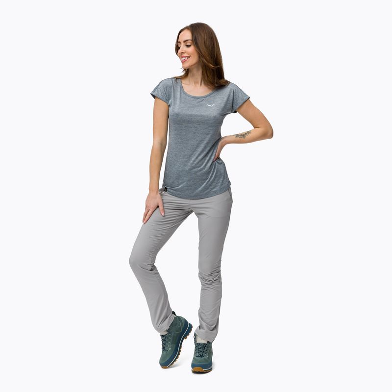 Women's trekking shirt Salewa Puez Melange Dry grey 00-0000026538 2