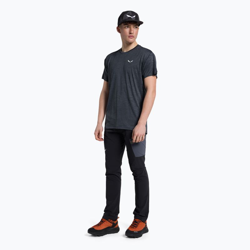 Salewa Puez Melange Dry men's trekking shirt black 00-0000026537 2