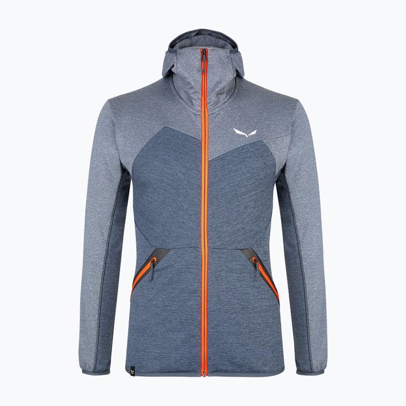 Men's Salewa Puez Melange PL FZ Hoody fleece sweatshirt blue 00-0000027386 4