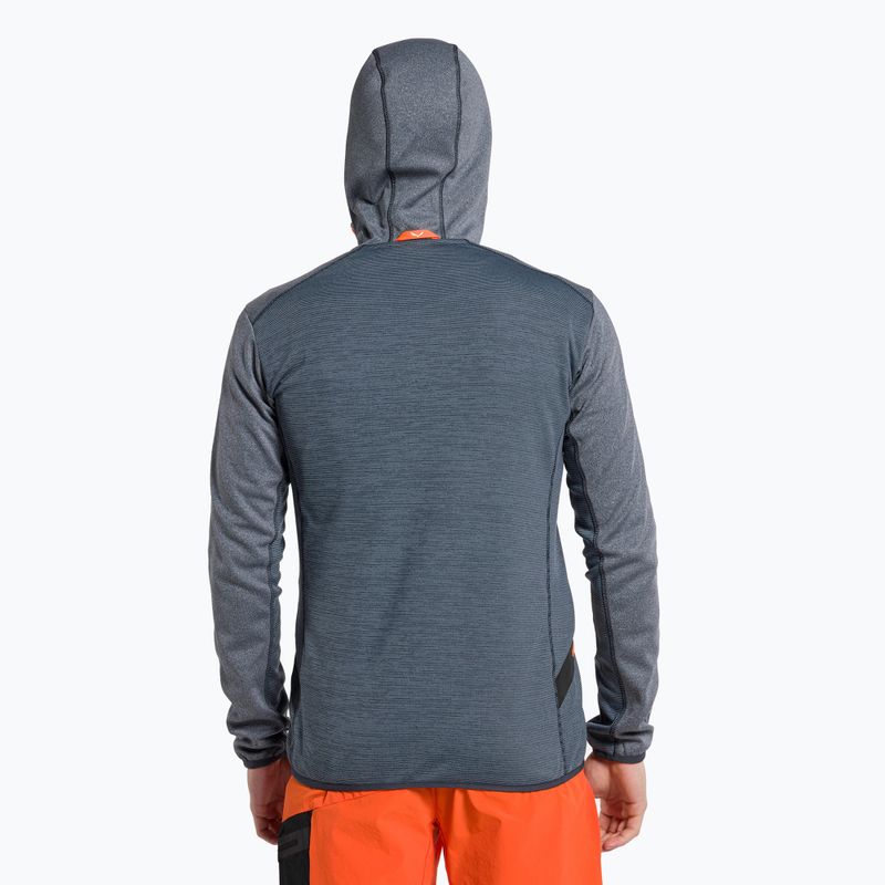 Men's Salewa Puez Melange PL FZ Hoody fleece sweatshirt blue 00-0000027386 3