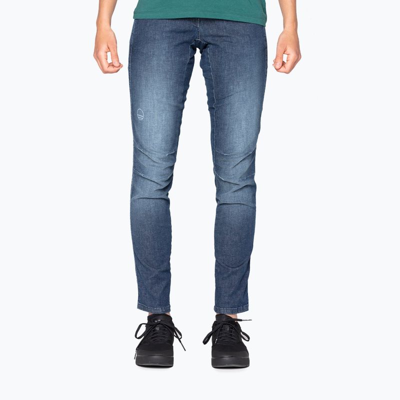Wild Country women's climbing trousers Session Denim blue 40-0000095209