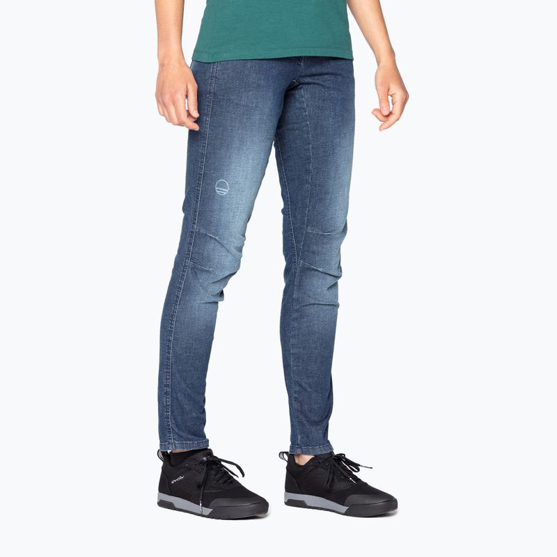 Wild Country women's climbing trousers Session Denim blue 40-0000095209 3