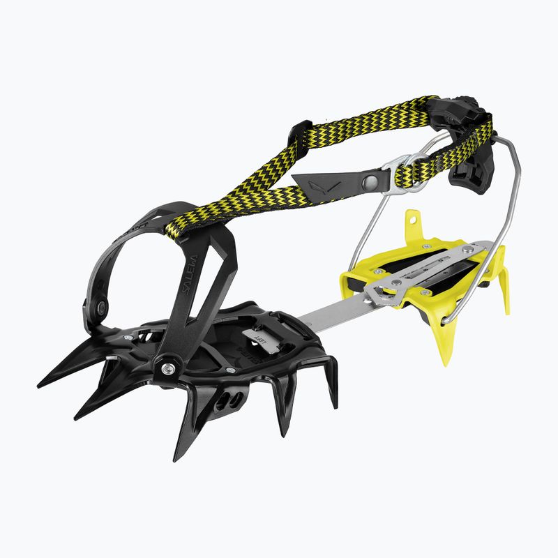 Salewa Alpinist Combi semi-automatic crampons black/yellow 00-0000000898