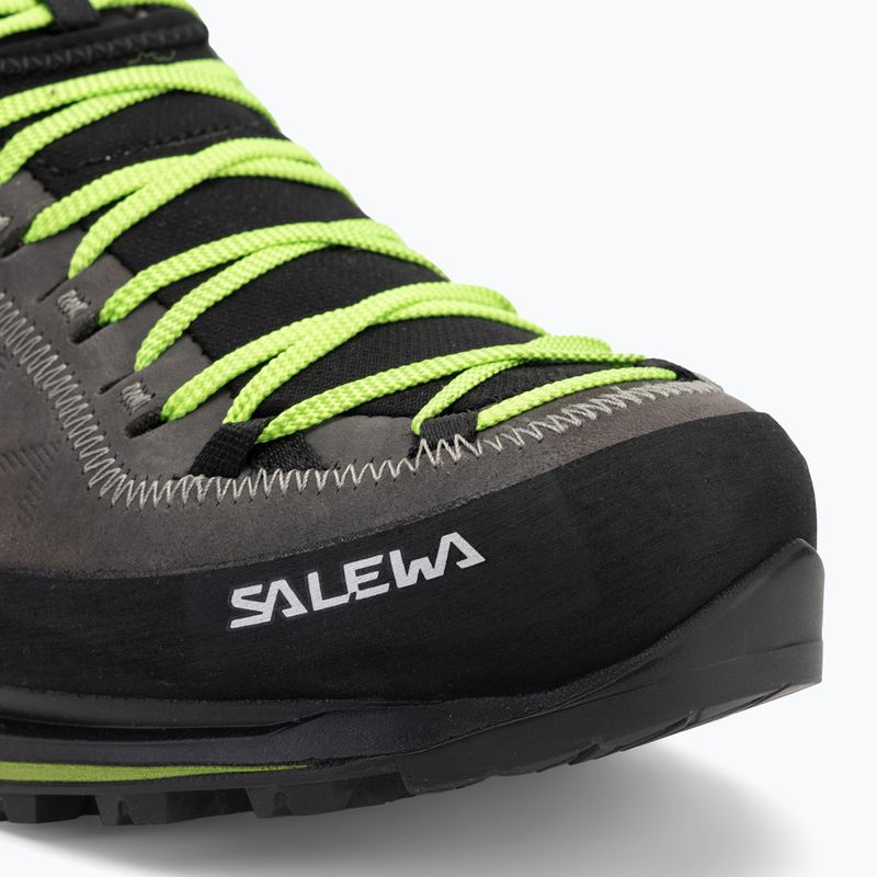 Men's trekking shoes Salewa MS MTN Trainer 2L smoked / fluo green 7