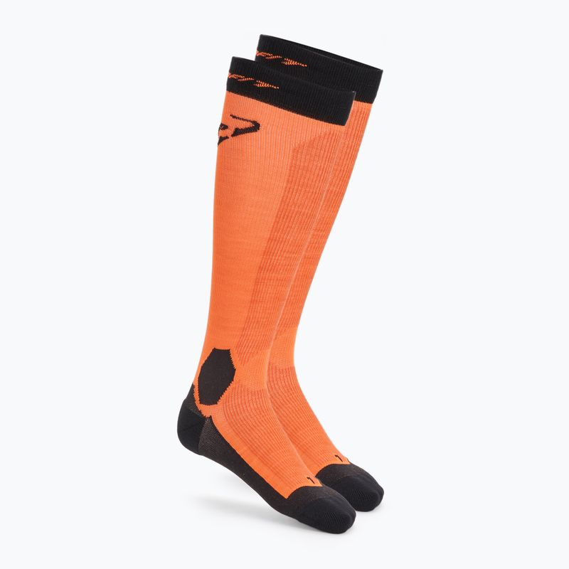 DYNAFIT Tour Warm Merino shocking orange ski socks