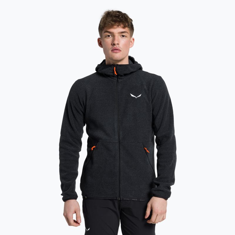 Men's Salewa Nuvolao EN fleece sweatshirt black 00-0000027922