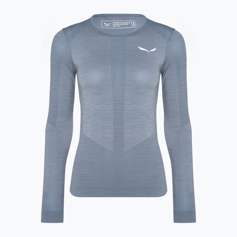 Women's thermal T-shirt Salewa Zebru Med Warm Amr grey 00-0000027958