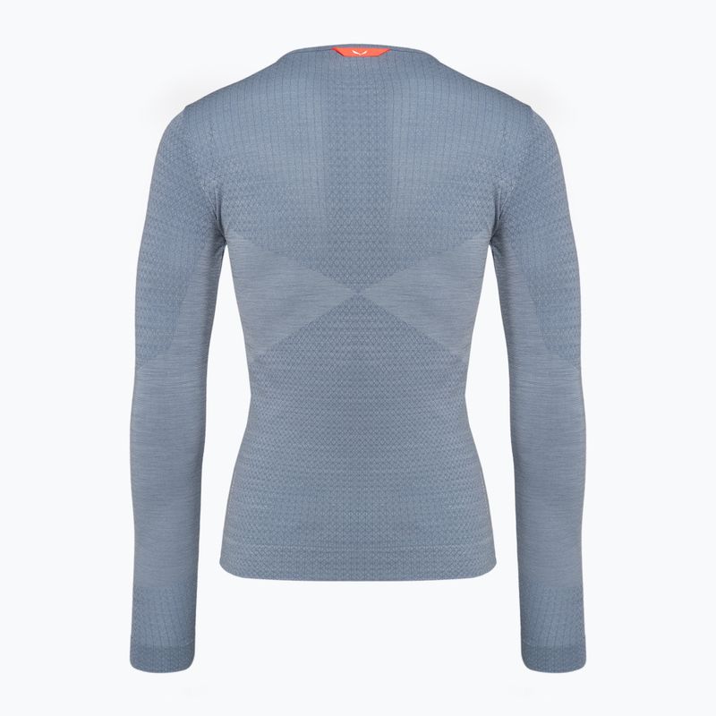 Women's thermal T-shirt Salewa Zebru Med Warm Amr grey 00-0000027958 2