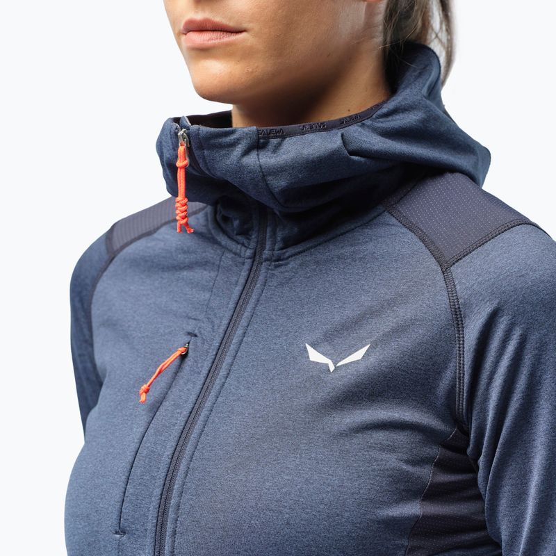 Salewa women's fleece Agner Hybrid PL/DST FZ Hoody navy blue 00-0000027372 7