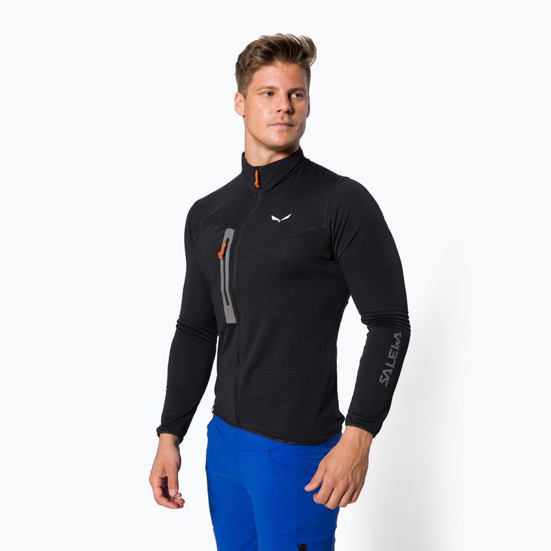 Men's Salewa Pedroc fleece sweatshirt black 00-0000027719