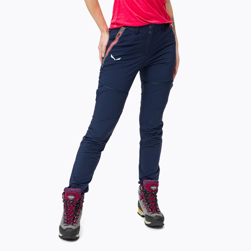 Women's softshell trousers Salewa Pedroc DST navy blue 00-0000026958