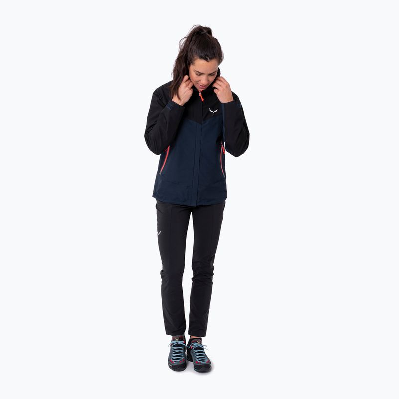 Salewa Moiazza GTX-Pac women's rain jacket navy-black 00-0000027911