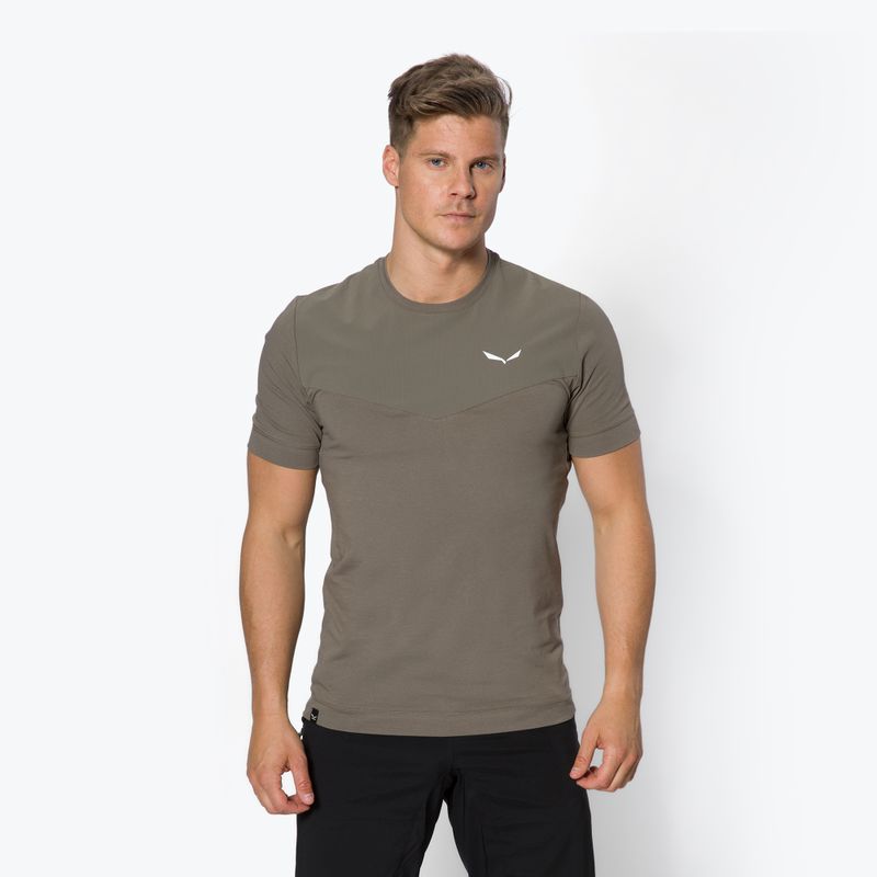 Salewa Lavaredo Hemp green men's trekking shirt 00-0000028061