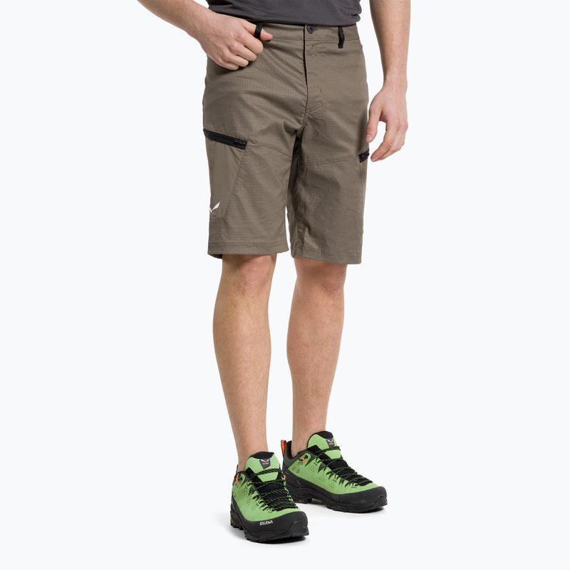 Salewa Lavaredo Hemp men's hiking shorts brown 00-0000028033
