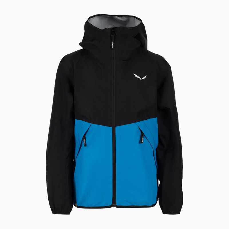 Salewa Aqua PTX children's rain jacket black-blue 00-0000028120