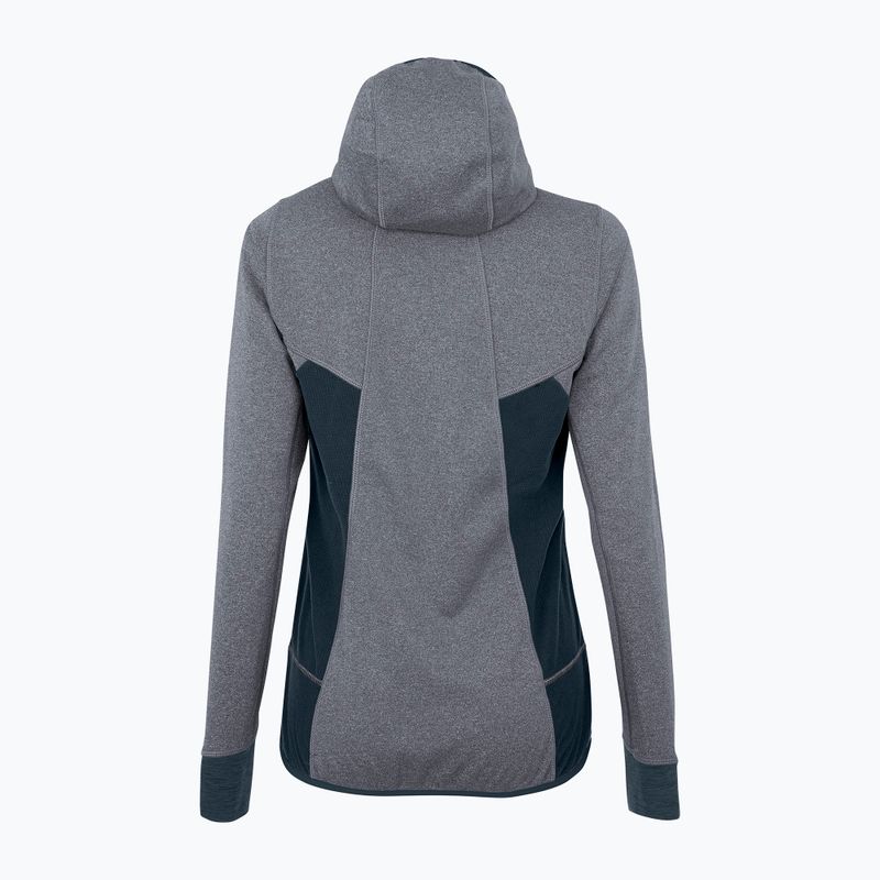 Salewa Puez Hybrid PL FZ Hoody women's fleece sweatshirt grey-green 00-0000027389 3