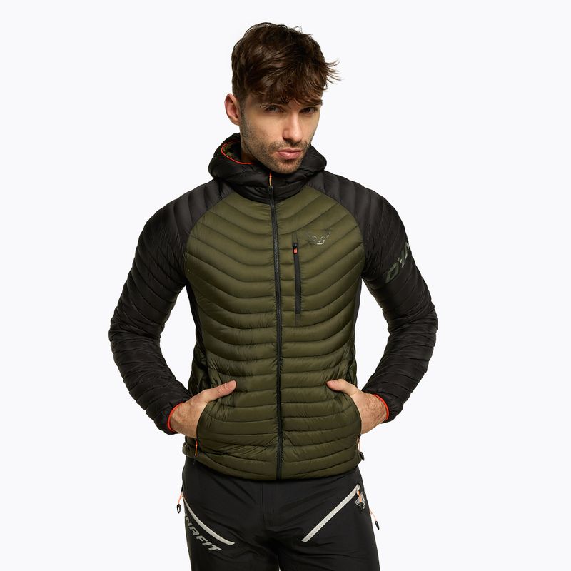 Men's DYNAFIT Radical Dwn RDS Hood skit jacket green 08-0000070914