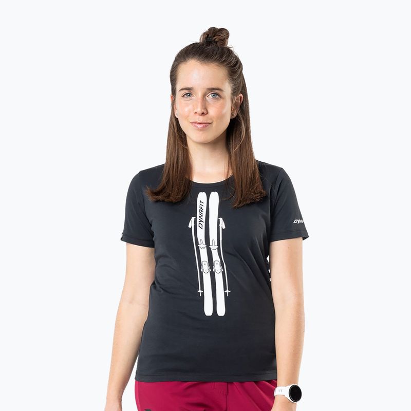 Women's DYNAFIT Graphic Co black out/ski T-shirt