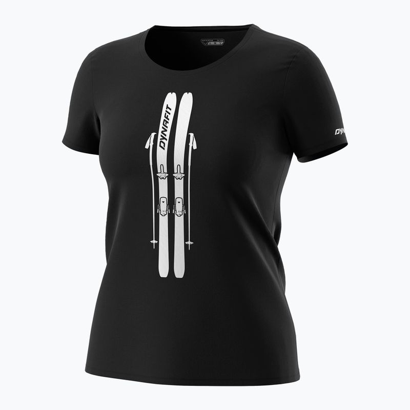 Women's DYNAFIT Graphic Co black out/ski T-shirt 3