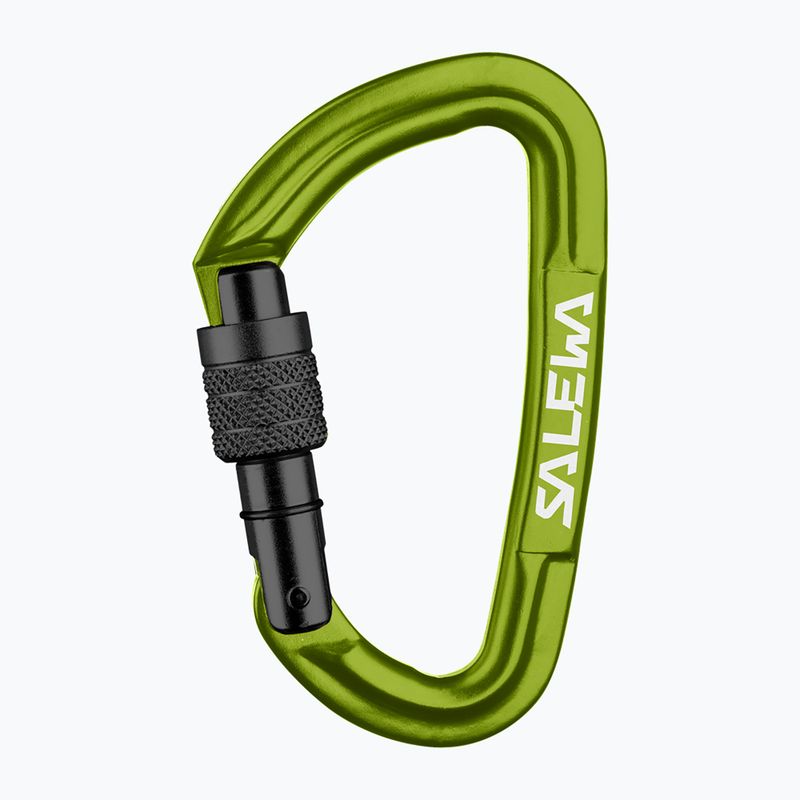 Salewa Hot G3 screw fluo green carabiner